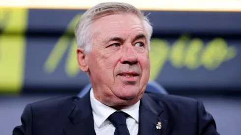 Carlo Ancelotti, técnico do Real Madrid. Foto: Fran Santiago/Getty Images