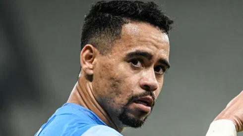 Yago Pikachu jogador do Fortaleza durante partida contra o Atlético de Alagoinhas no estádio Arena Castelão pelo campeonato Copa do Nordeste 2022. Foto: Kely Pereira/AGIF
