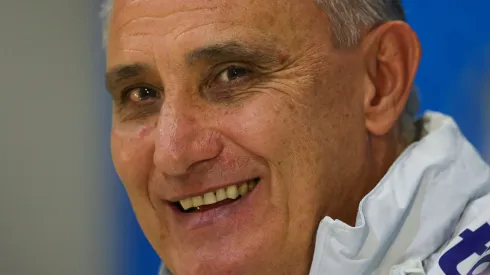 Head coach Tite attends a media during a press conference at Beira Rio stadium on June 08, 2019 in Porto Alegre, Brazil. (Photo by Buda Mendes/Getty Images)
