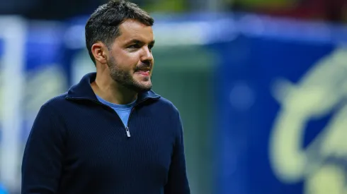 Nicólas Larcamón, técnico do Cruzeiro. Foto:Manuel Velasquez/Getty Images)
