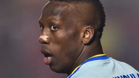 Luis Advíncula durante jogo pelo Boca. Foto Gustavo Garello/Getty Images
