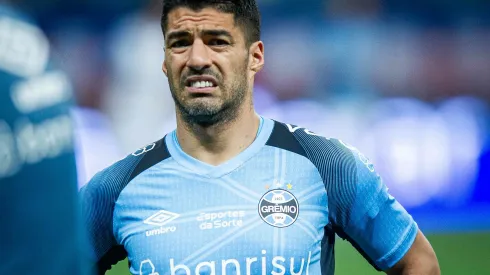 Luis Suárez, em sua passagem pelo Grêmio. Foto: Jhony Pinho/AGIF
