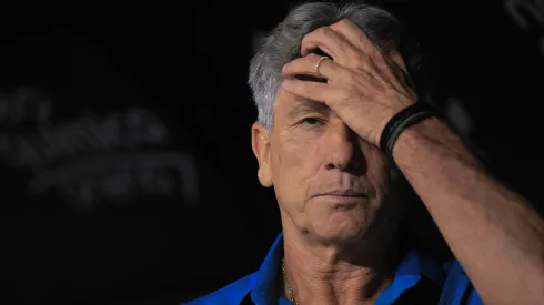 Renato Portaluppi técnico do Grêmio durante partida contra o Corinthians no estadio Arena Corinthians pelo campeonato Brasileiro A 2023. Foto: Ettore Chiereguini/AGIF