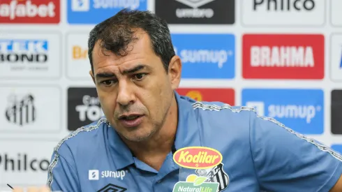 Fabio Carille, tecnico do Santos, da entrevista apos a derrota por 3 a 0 para o Juventude, no Estadio Alfredo Jaconi, pelo Campeonato Brasileiro A de 2021. Luiz Erbes/AGIF