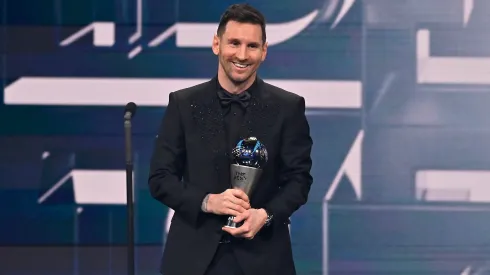 Lionel Messi no The Best Fifa 2022. Foto: Aurelien Meunier/Getty Images
