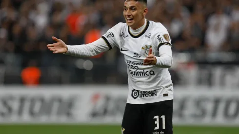 Gustavo Mantuan em sua passagem pelo Corinthians. Foto: Ricardo Moreira/Getty Images
