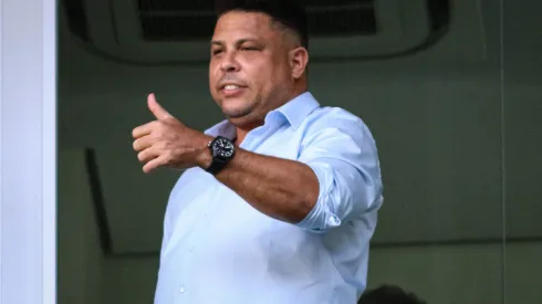 Ronaldo Fenomeno  antes da partida contra o URT no estadio Independencia pelo campeonato Mineiro 2022. Fernando Moreno/AGIF
