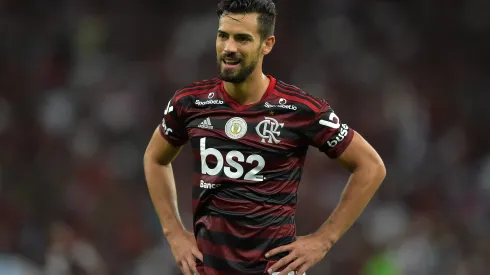 Pablo Marí no Flamengo em 2019 – Foto: Thiago Ribeiro/AGIF
