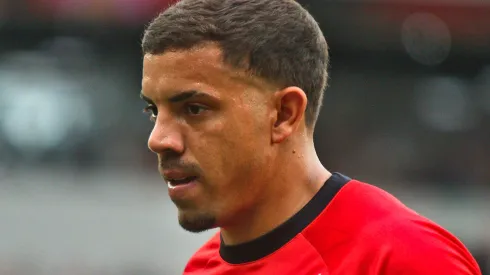 David Terans jogador do Athletico-PR durante partida contra o Maringa no estadio Arena da Baixada pelo campeonato Paranaense 2023. Gabriel Machado/AGIF