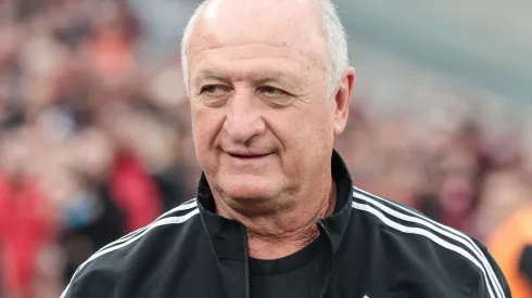 Luiz Felipe Scolari, Felipao, tecnico do Atletico-MG durante partida contra o Athletico-PR no estadio Arena da Baixada pelo campeonato Brasileiro A 2023. Robson Mafra/AGIF
