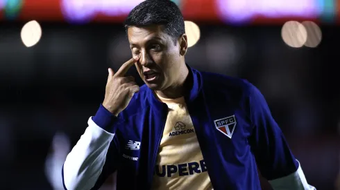 Thiago Carpini, técnico do São Paulo. Foto: Marcello Zambrana/AGIF
