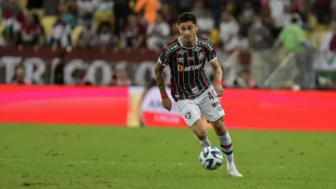 RJ – RIO DE JANEIRO – 08/08/2023 – LIBERTADORES 2023, FLUMINENSE X ARGENTINOS JUNIORS – Diogo Barbosa jogador do Fluminense durante partida contra o Argentinos Juniors no estadio Maracana pelo campeonato Libertadores 2023. Foto: Thiago Ribeiro/AGIF
