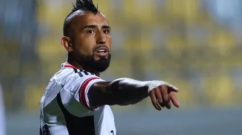 Arturo Vidal, volante do Colo-Colo. Foto:  Marcelo Hernandez/Getty Images
