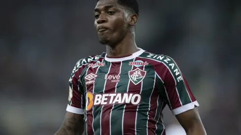 Yony Gonzalez jogador do Fluminense durante partida contra o Cruzeiro no estadio Maracana pelo campeonato Brasileiro A 2023. Foto: Jorge Rodrigues/AGIF
