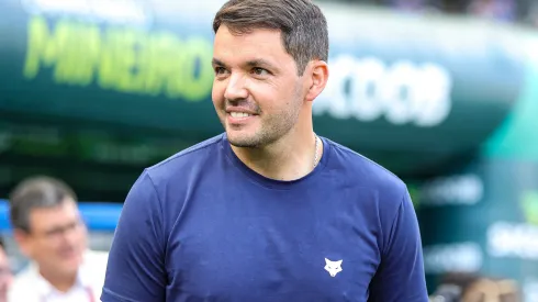 Nicolás Larcamón, técnico do Cruzeiro. Foto: Gilson Lobo/AGIF
