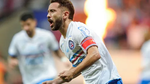 Com Everton Ribeiro batendo recordes, o Bahia enfrenta dúvidas na escalação contra o América-RN. Jhony Pinho/AGIF
