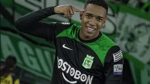 Brajian Palacios, atacante do Atletico Nacional. Foto: Reprodução/Atletico Nacional
