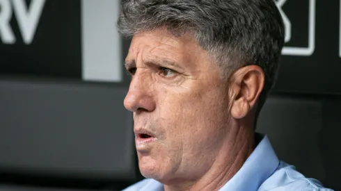 Renato Gaucho tecnico do Gremio durante partida contra o Atletico-MG no estadio Arena MRV pelo campeonato Brasileiro A 2023. Foto: Fernando Moreno/AGIF
