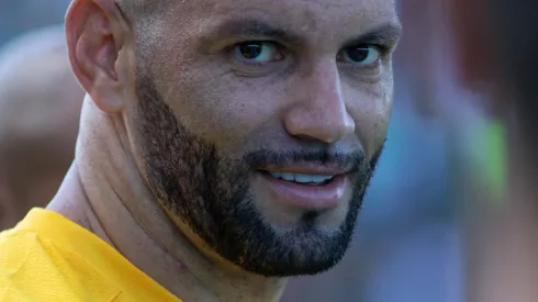 Weverton do Palmeiras durante entrada em campo para partida contra o Inter de Limeira no estadio Major Levy Sobrinho pelo campeonato Paulista 2020. Foto: Rebeca Reis/AGIF