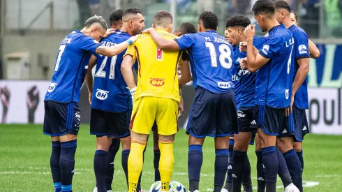 Cruzeiro, elenco. Foto: Fernando Moreno/AGIF