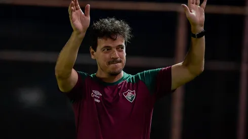  Fernando Diniz tecnico do Fluminense durante partida contra o Bangu no estadio Luso Brasileiro pelo campeonato Carioca 2024. Foto: Thiago Ribeiro/AGIF
