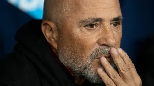 Jorge Sampaoli, em sua passagem pelo futebol brasileiro. Foto: Jorge Rodrigues/AGIF
