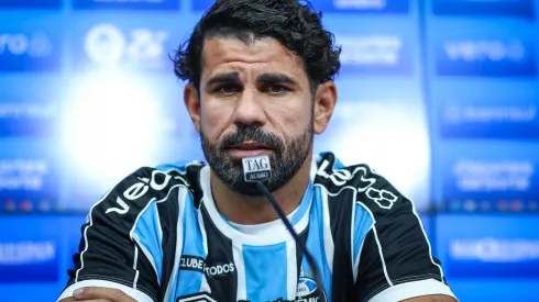 Diego Costa agita os bastidores gremistas. Foto: Lucas Uebel/GREMIO FBPA
