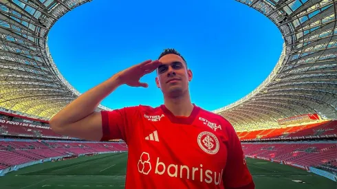 Borré foi apresentado nesta quarta. Atacante explicou o motivo de ter escolhido o Inter - Foto: R Duarte/Internacional