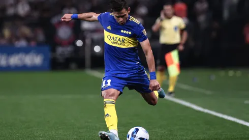 Óscar Romero, quando defendia as cores do Boca Juniors. Ele vai assinar com o Botafogo por uma temporada – Foto: Ettore Chiereguini/AGIF 
