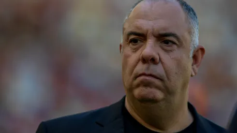 Foto: Thiago Ribeiro/AGIF - Marcos Braz antes da partida contra o Madureira, no Maracanã, em partida válida pelo Carioca de 2024.