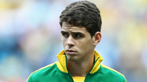 Oscar. Brasil x Franca em Amistoso na Arena Gremio. 09 de Junho de 2013, Porto Alegre, Rio Grande do Sul, Brasil. Jogador pode pintar no Internacional. Foto: Heuler Andrey/AGIF