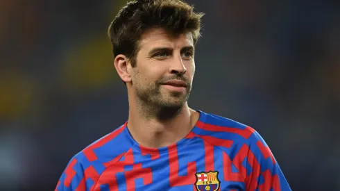 Pique durante joga pelo Barcelona, no Camp Nou, na Espanha. Jogador citou o Vascão em declaração. (Photo by David Ramos/Getty Images)
