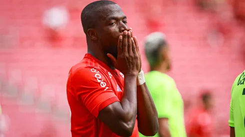 Enner Valencia jogador do Internacional lamenta durante partida contra o Ypiranga no estadio Beira-Rio pelo campeonato Gaucho 2024. Atleta pode ser baixa na Copa do Brasil. Foto: Maxi Franzoi/AGIF