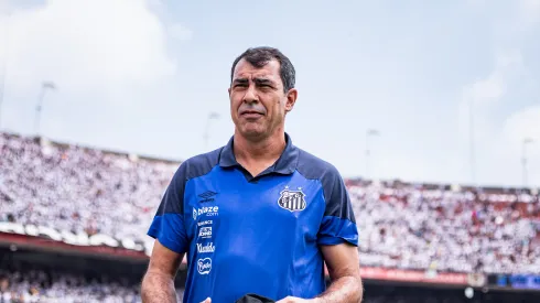 Foto: Abner Dourado/AGIF – Carille durante a partida contra o São Bernardo no Morumbi.
