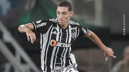 Paulo Vitor, meio-campista do Atlético-MG tem lesão confirmada. Pedro Souza / Atlético