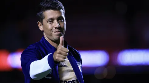 Thiago Carpini tecnico do Sao Paulo durante partida contra o Santos no estadio Morumbi pelo campeonato Paulista 2024. Marcello Zambrana/AGIF
