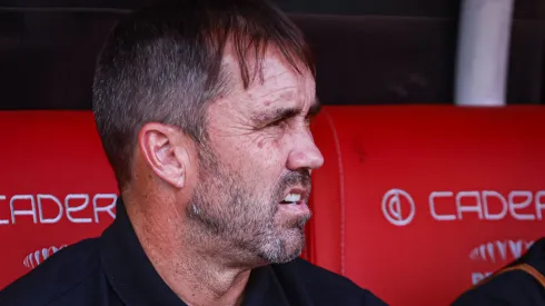 Coudet não poderá acionar Borré para a partida, tendo em vista que o jogador não está inscrito na competição. Foto: Maxi Franzoi/AGIF