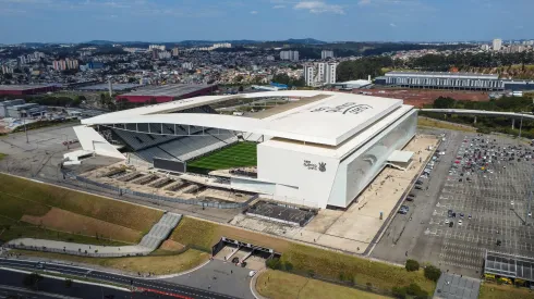 Corinthians apresentou um modelo que teria agradado a Caixa para quitar débito pela Neo Química Arena. (Photo by Ricardo Moreira/Getty Images)
