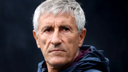 Quique Setién durante sua passagem pelo Villareal.