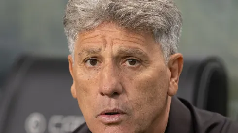 Renato Portaluppi tecnico do Gremio durante partida contra o Caxias no estadio Arena do Gremio pelo campeonato Gaucho 2024. Atleta dele foi cobrado na web. Foto: Liamara Polli/AGIF