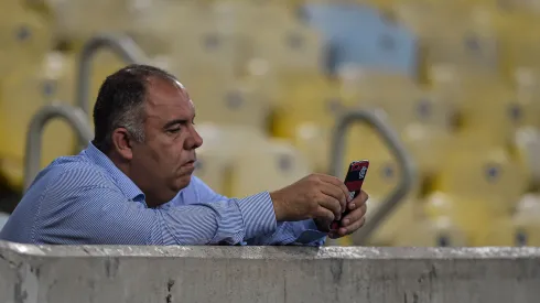 Foto: (Thiago Ribeiro/AGIF) – Marcos Braz, vice-presidente de futebol do Flamengo, é conhecido como o 'homem forte' da diretoria no mercado 
