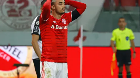 Maxi Franzoi/AGIF - Thiago Galhardo em sua passagem pelo Inter