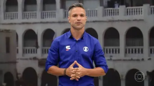 Diego Ribas é ídolo do Mengão e optou por entrar na carreira de comentarista. Foto: Reprodução/TV Globo
