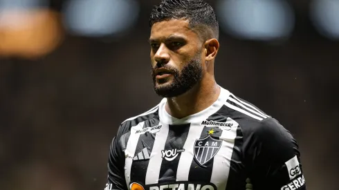 Hulk no confronto contra o Cruzeiro no último sábado (30), pela ida da final do Campeonato Mineiro de 2024.