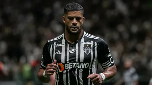 Hulk, atacante do Atlético, durante confronto contra a Tombense no Campeonato Mineiro de 2024.
