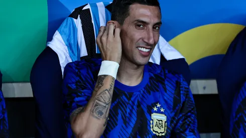 Di Maria jogador do Argentina em foto de arquivo de 21 de Novembro de 2023 antes da partida contra o Brasil no estadio Maracana pelo campeonato Eliminatorias Copa Do Mundo 2026. Gringo pode ser contratado. Foto: Fabio Giannelli/AGIF
