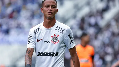 Kayke na final da Copinha de 2024 contra o Cruzeiro.
