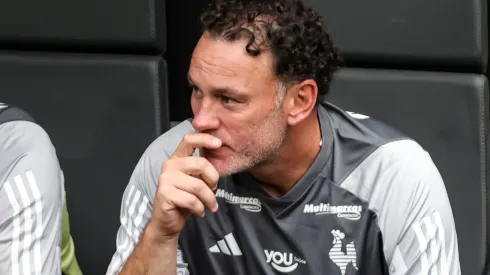 Gabriel Milito durante a final do Campeonato Mineiro contra o Cruzeiro. 
