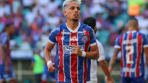 Biel jogador do Bahia durante partida contra o Jequie no estadio Arena Fonte Nova pelo campeonato Baiano 2024.