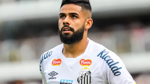 Felipe Jonatan durante confronto contra o Novorizontino no Campeonato Paulista de 2024.